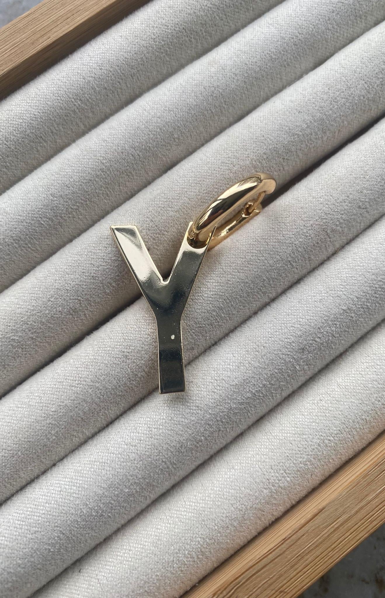 Y Tek Gold Küpe