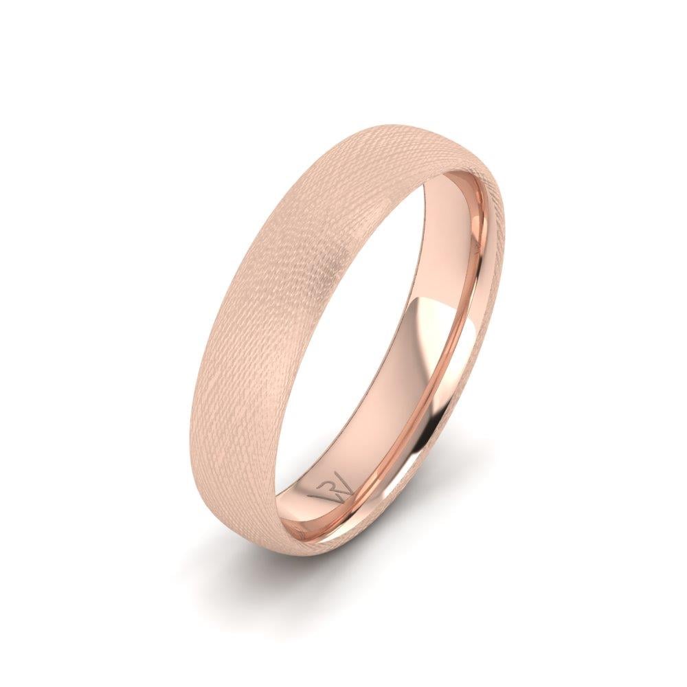 Klassische Eheringe für Herren Affinara Roségold 