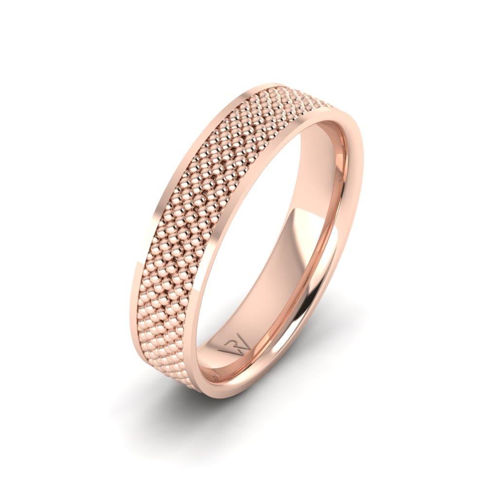 Moderne Eheringe für Herren Eleganta Roségold 