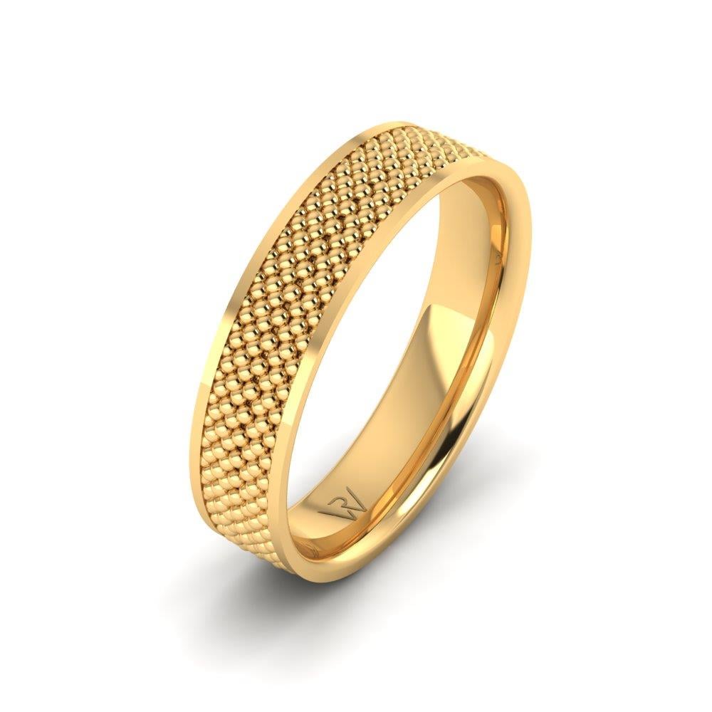 Moderne Eheringe für Herren Eleganta Gelbgold 