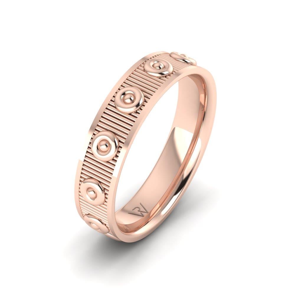 Moderne Eheringe für Herren Endlessio Roségold 