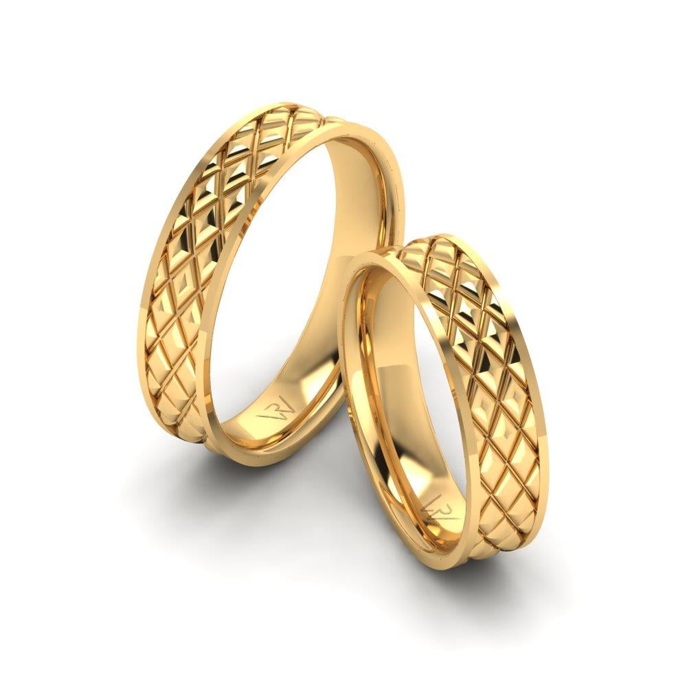 Moderne Eheringe Evermore Gelbgold 