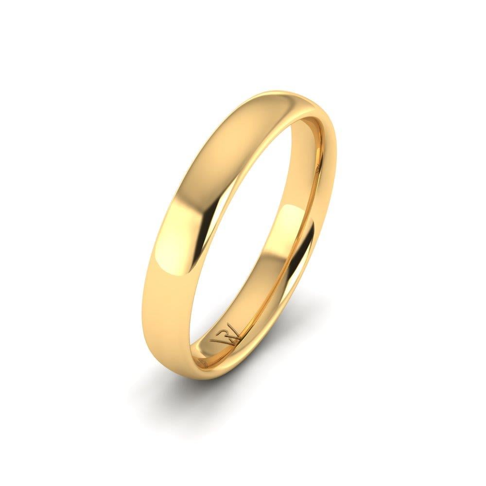 Klassische Eheringe für Männer JoyfulBands Gelbgold 