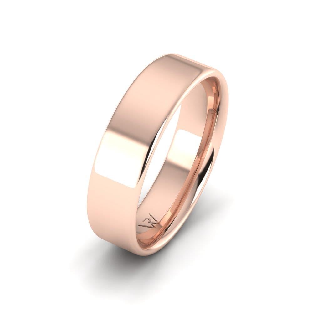Klassische Herren-Eheringe LoveLink Roségold 