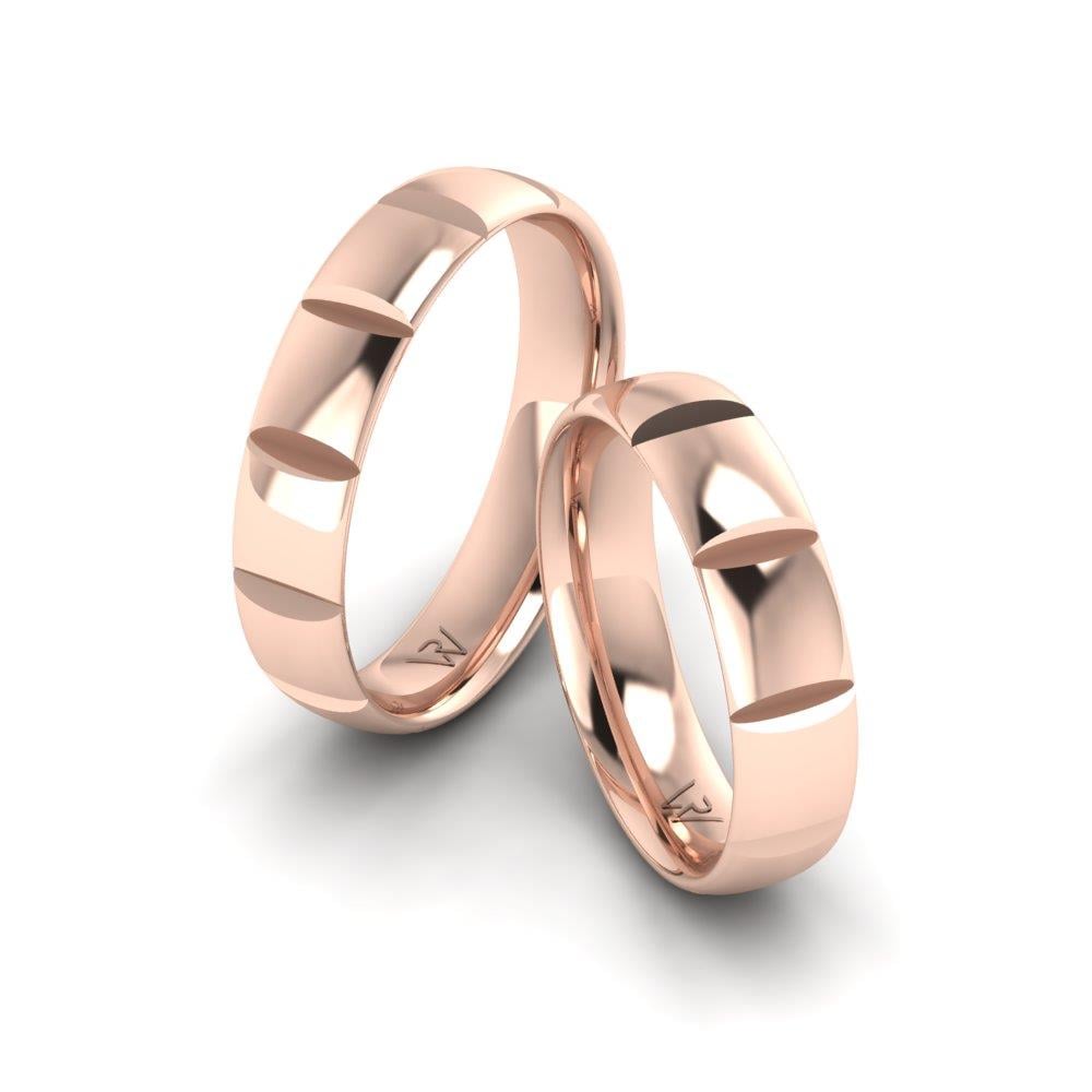 Moderne Eheringe LoveLuminance Roségold 