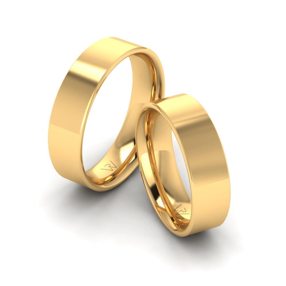 Klassische Eheringe Rêve aus Gelbgold 