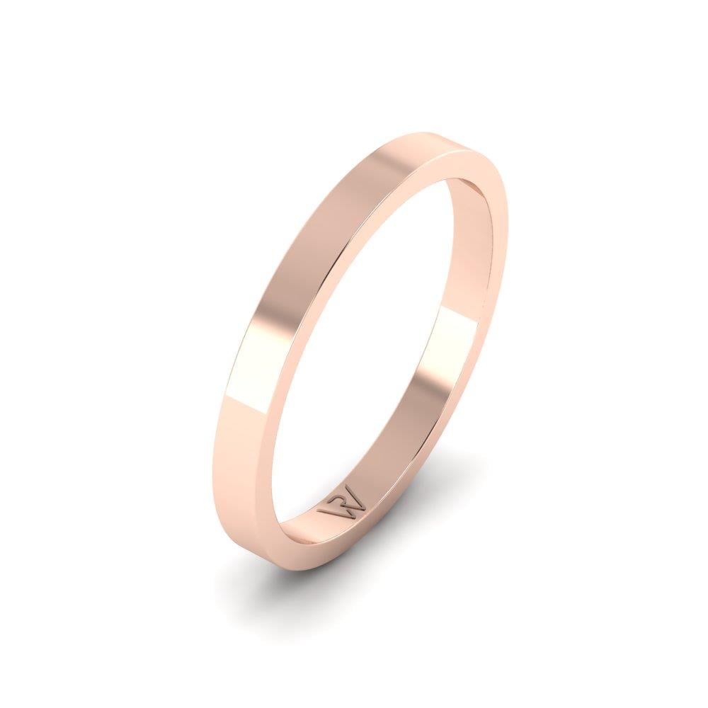 Moderne Eheringe für Männer Bloomnest Rose Gold 