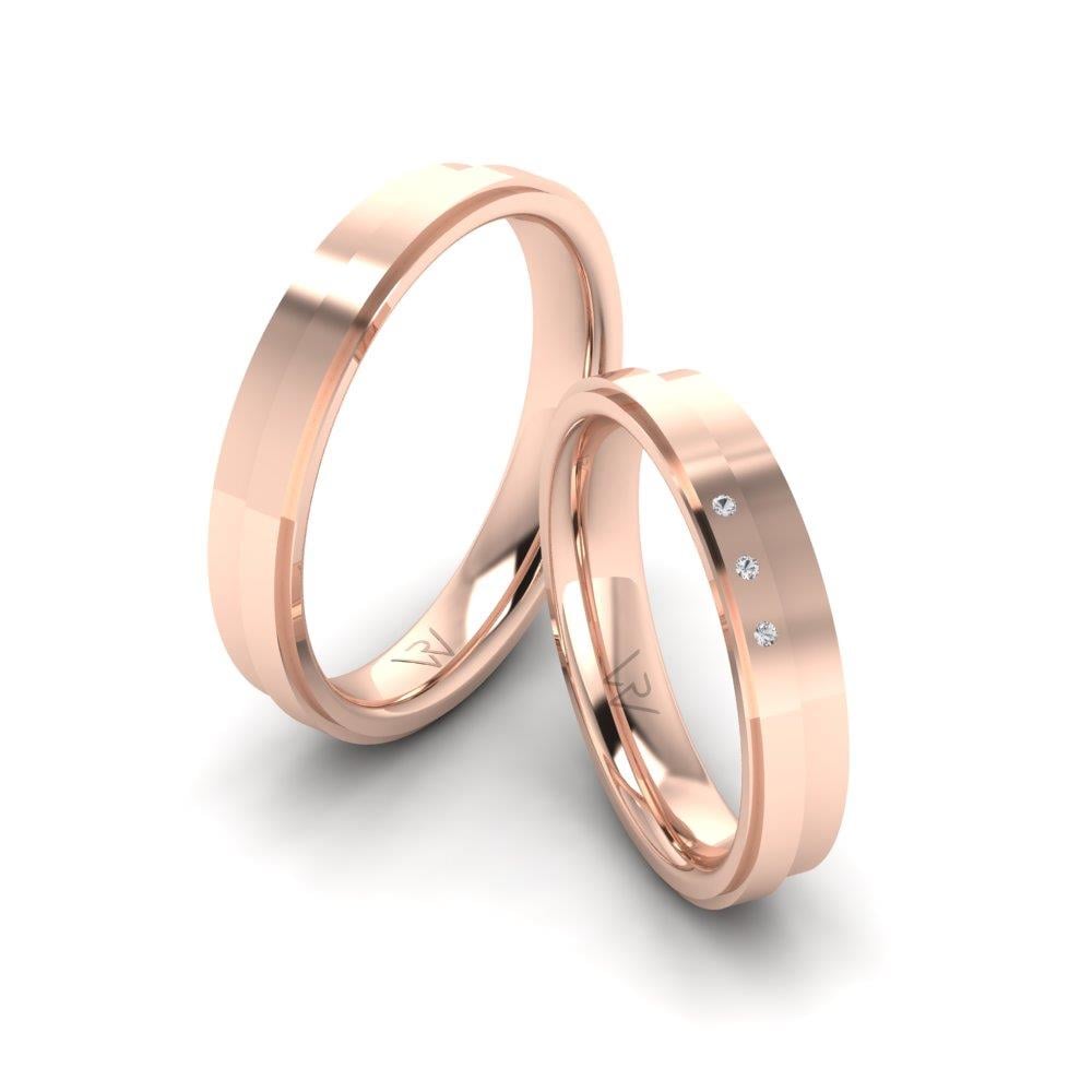Allianzen mit Steinen Devotedream Rose Gold Dalloz Crystal