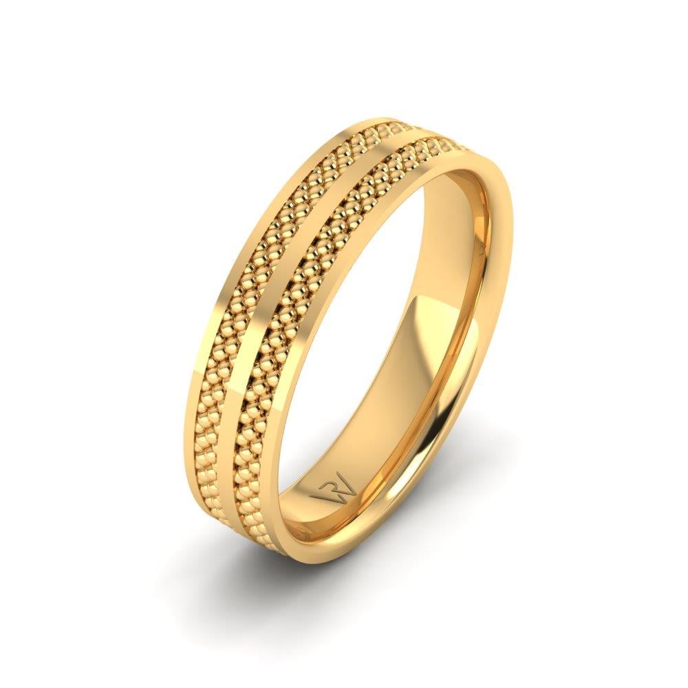 Moderne Eheringe für Herren Dreamance Gelbgold 