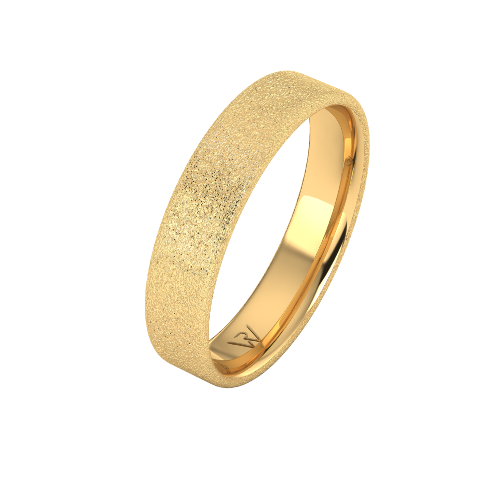 Klassische Eheringe für Herren aus Eternity-Gelbgold 