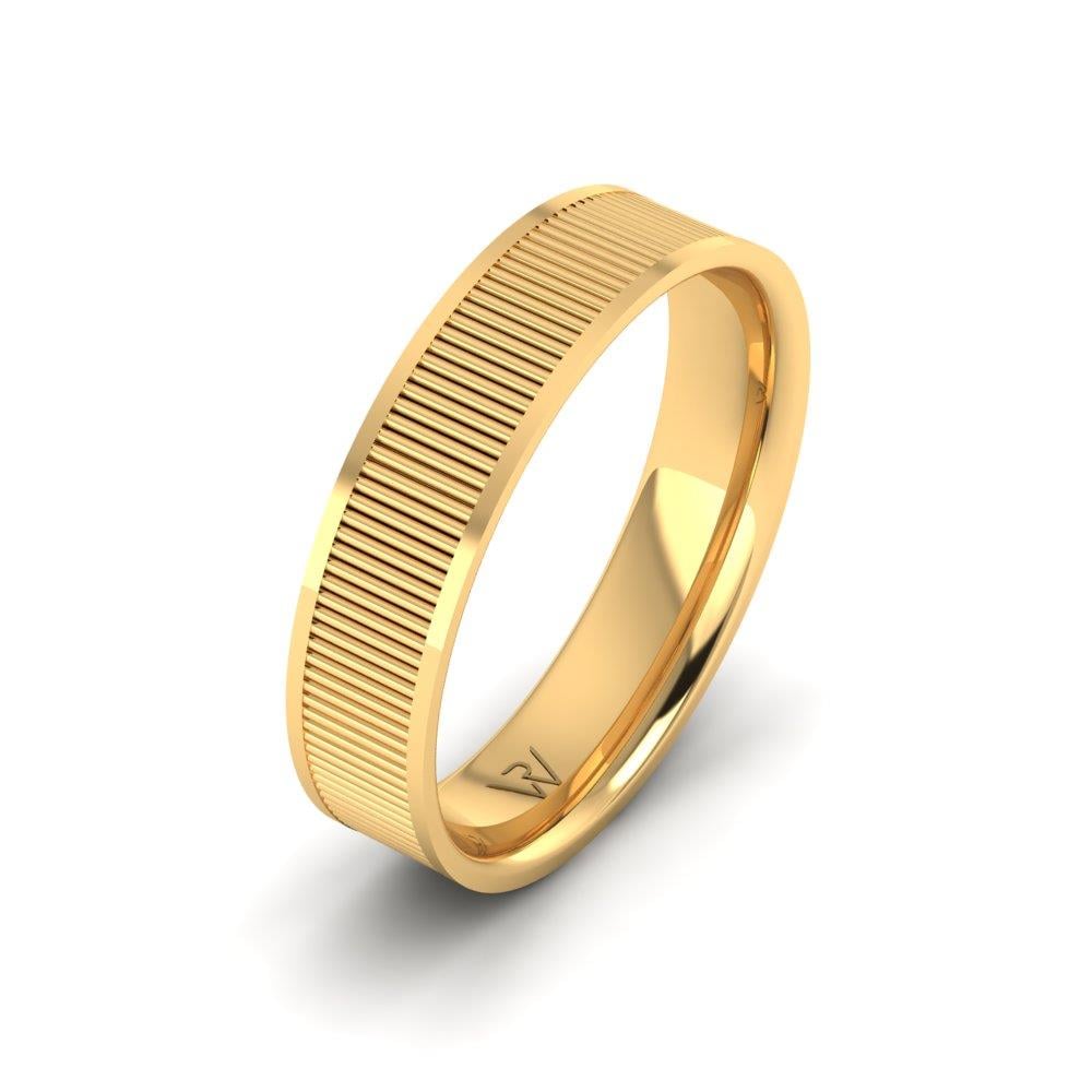 Klassische Herren-Eheringe Infinifire Gelbgold 