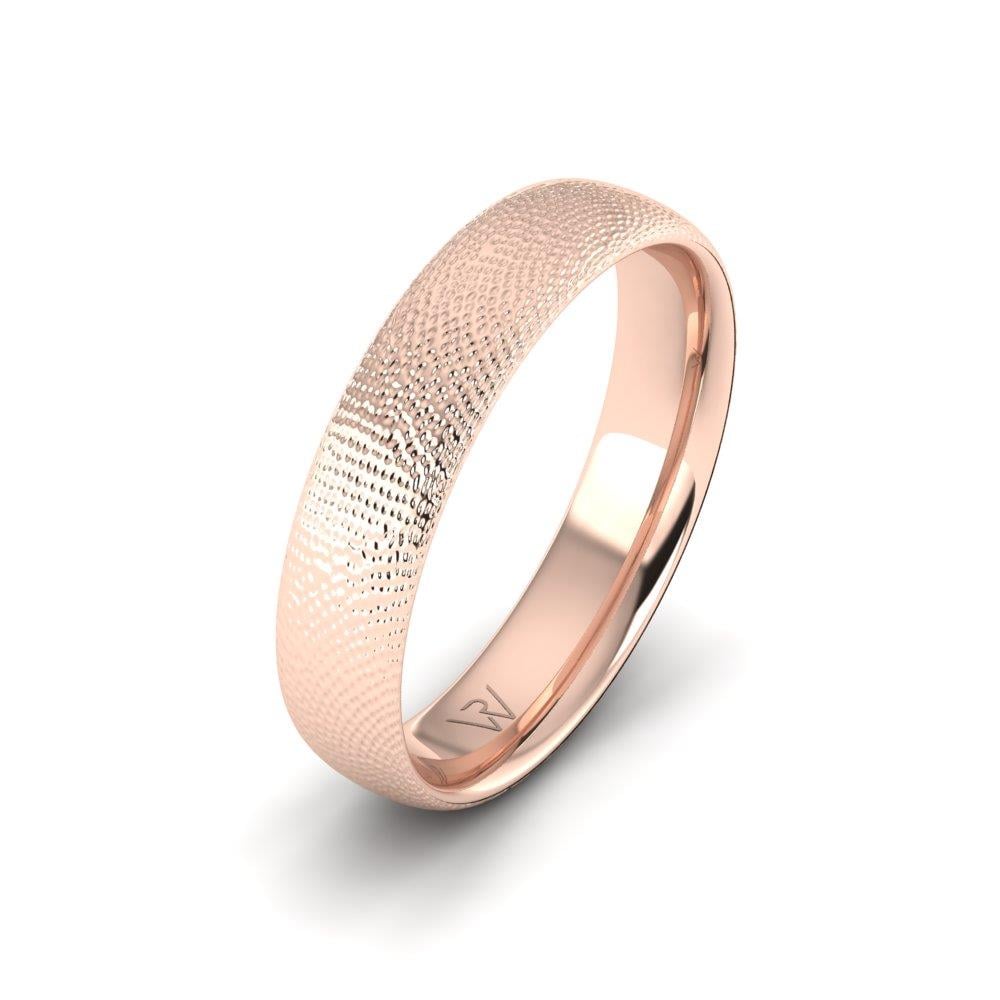 Moderne Herren-Eheringe LovePulse Roségold 