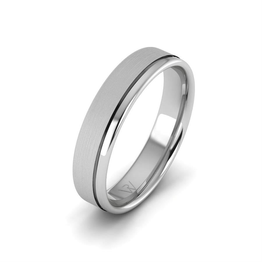 Platin-Eheringe für Herren Enchantla Crystal von Swarovski