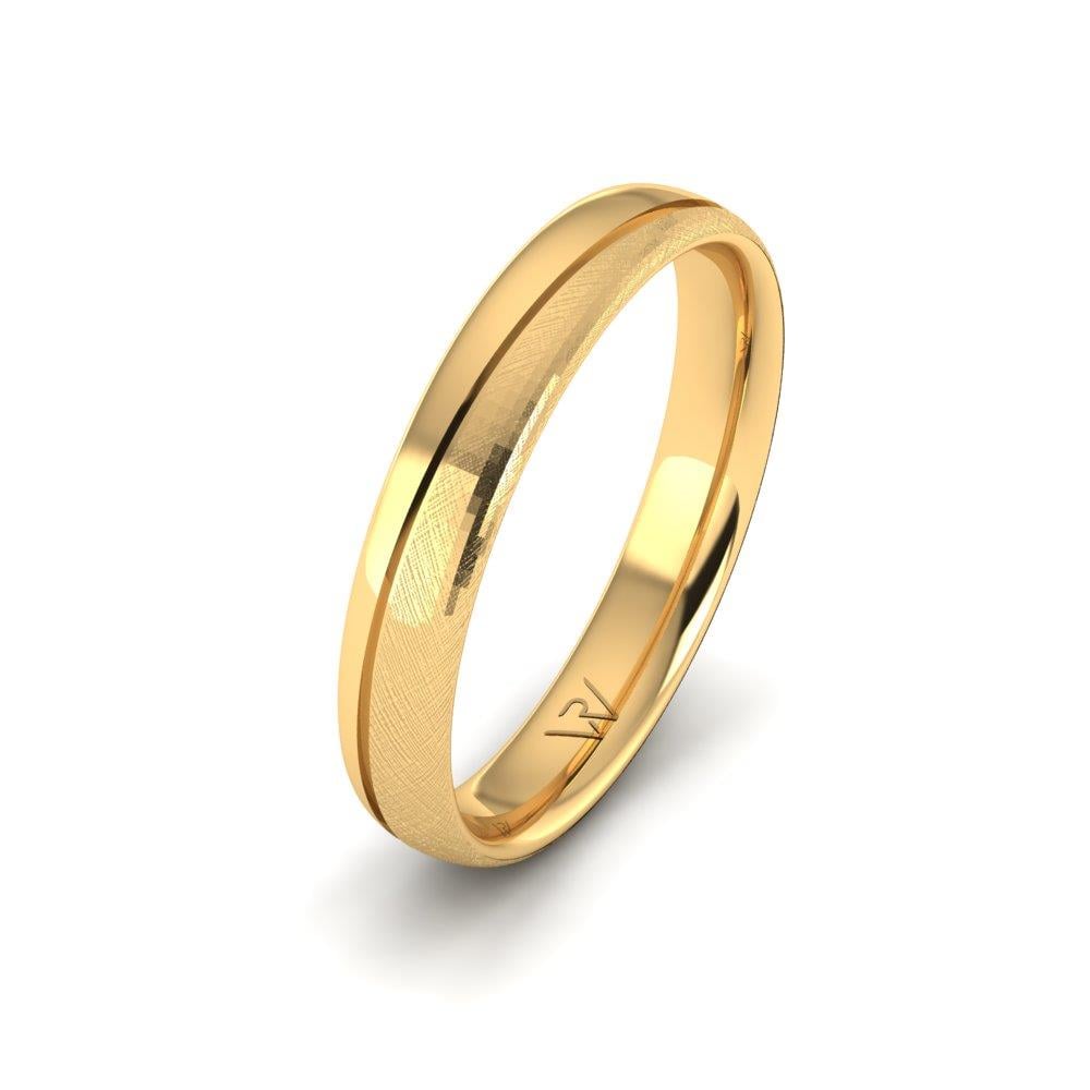 Klassische Herren-Eheringe Promisecharm Gelbgold 