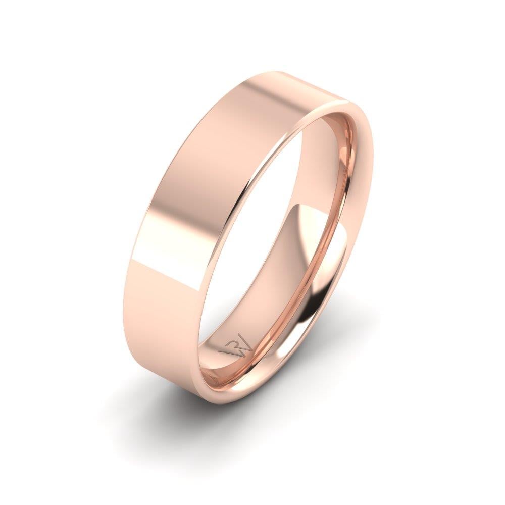 Klassische Eheringe für Herren Rêve Rose Gold 