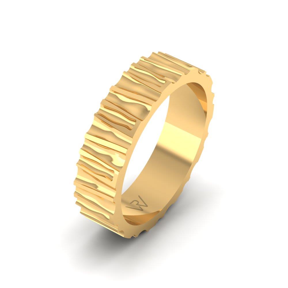 Moderne Eheringe für Damen Rosybliss Gelbgold 