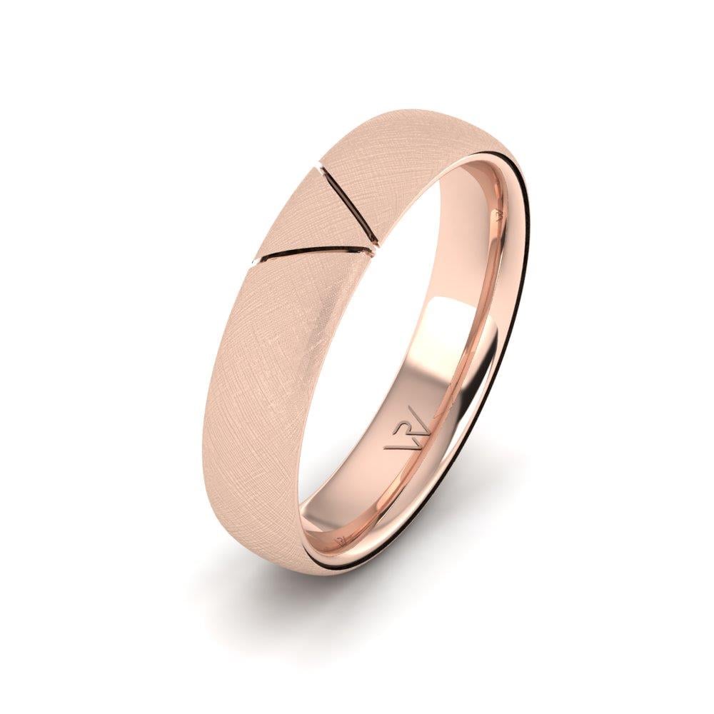 Klassische Herren-Eheringe Shineify Rose Gold 