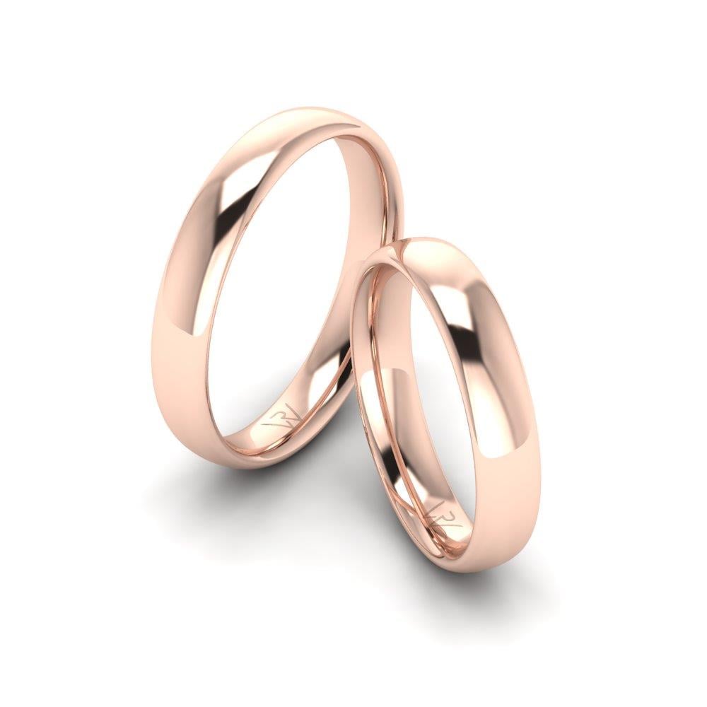 Klassische Eheringe Eternal Rose Gold 