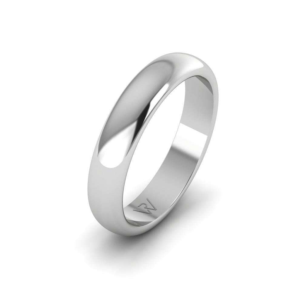 Klassische Eheringe für Damen Unity Weißgold 