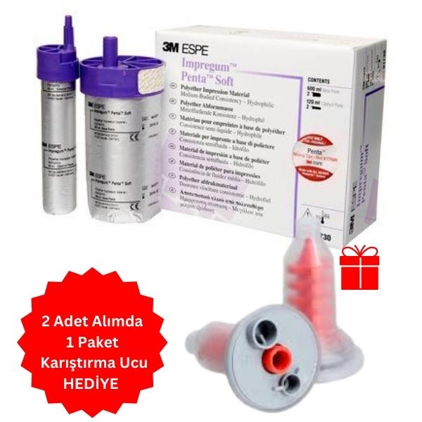 3M İmpregum Penta H DuoSoft Ölçü Materyali 2 Adet + HEDİYELİ