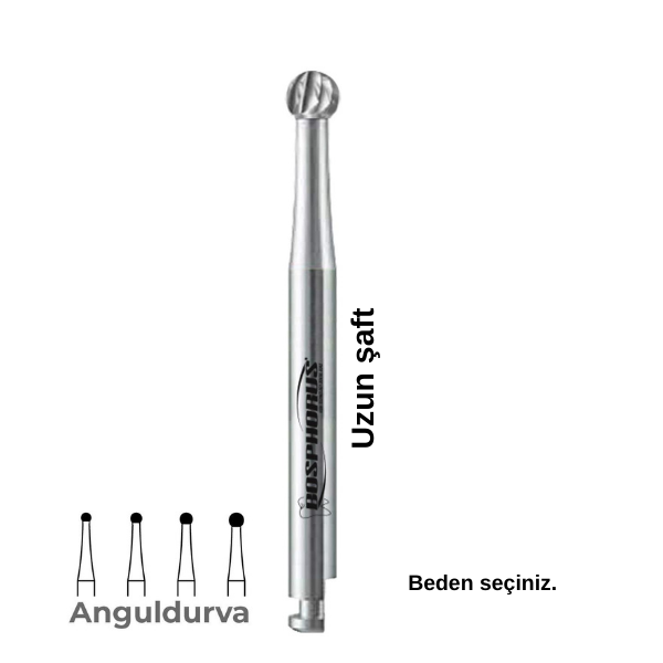 Anguldurva Uzun Boy Rond Tungusten Karpid Frez 1 Adet