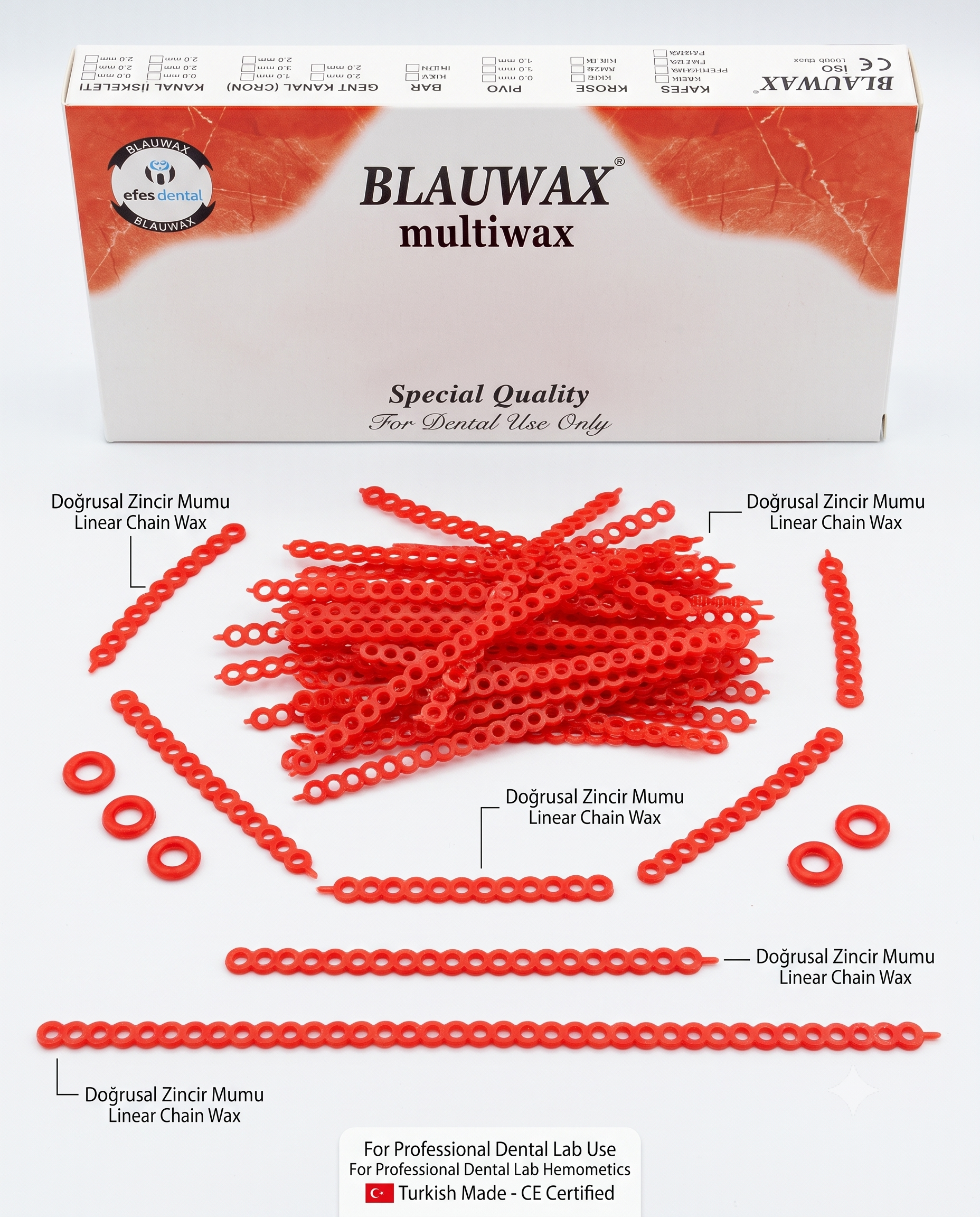BLAU Zincir Kafes Mum PaketBLAUDENTAL ZİNCİR KAFES MUM - DENTAL CEPTE