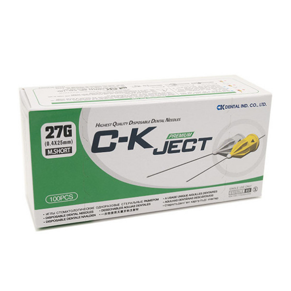 CK Ject Karpül İğnesi 27G (0.4X25mm) M.SHORT 100 lük Paket