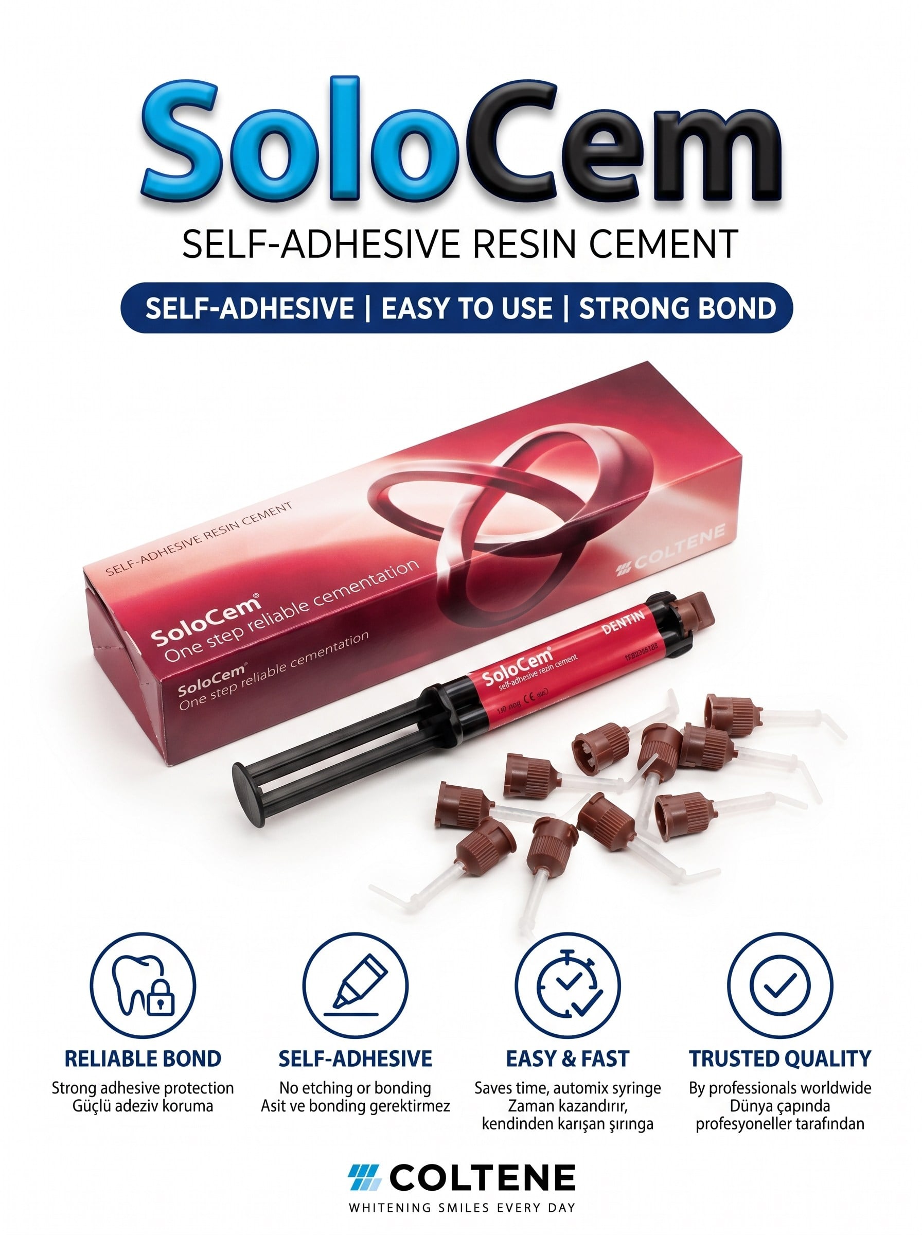 Coltene SoloCem Self-Adhesiv Rezin Siman 5mlCOLTENE