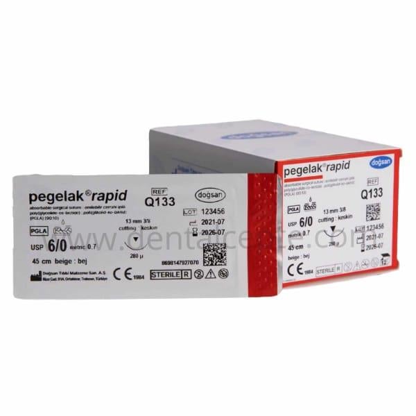 Doğsan Pegelak Rapid Sütur 3/0 30 1/2 Yuvarlak,75cm