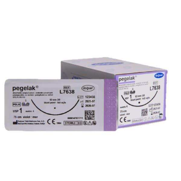 Doğsan Pegelak Sütur 3/0 20 1/2 Yuvarlak,75cm