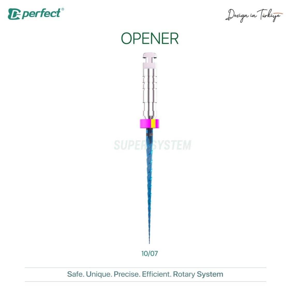 Perfect Super System Opener Sorti 4'lü Blister Eğe