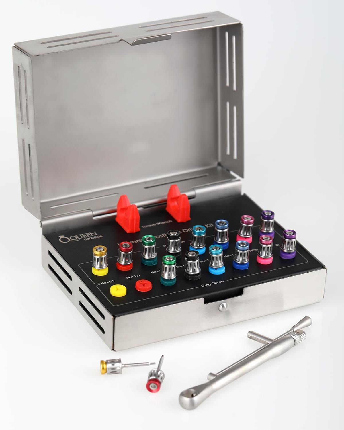 Queen İmplant Vida Sürücüsü 17 Ad+Kaset - Q8006236QUEENQueen İmplant Vida Sürücüsü 17 Ad+Kaset - Q8006236 - DENTAL CEPTE