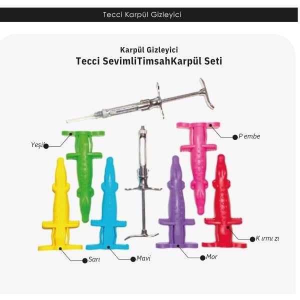 Tecci Sevimli Timsah Karpül Seti
