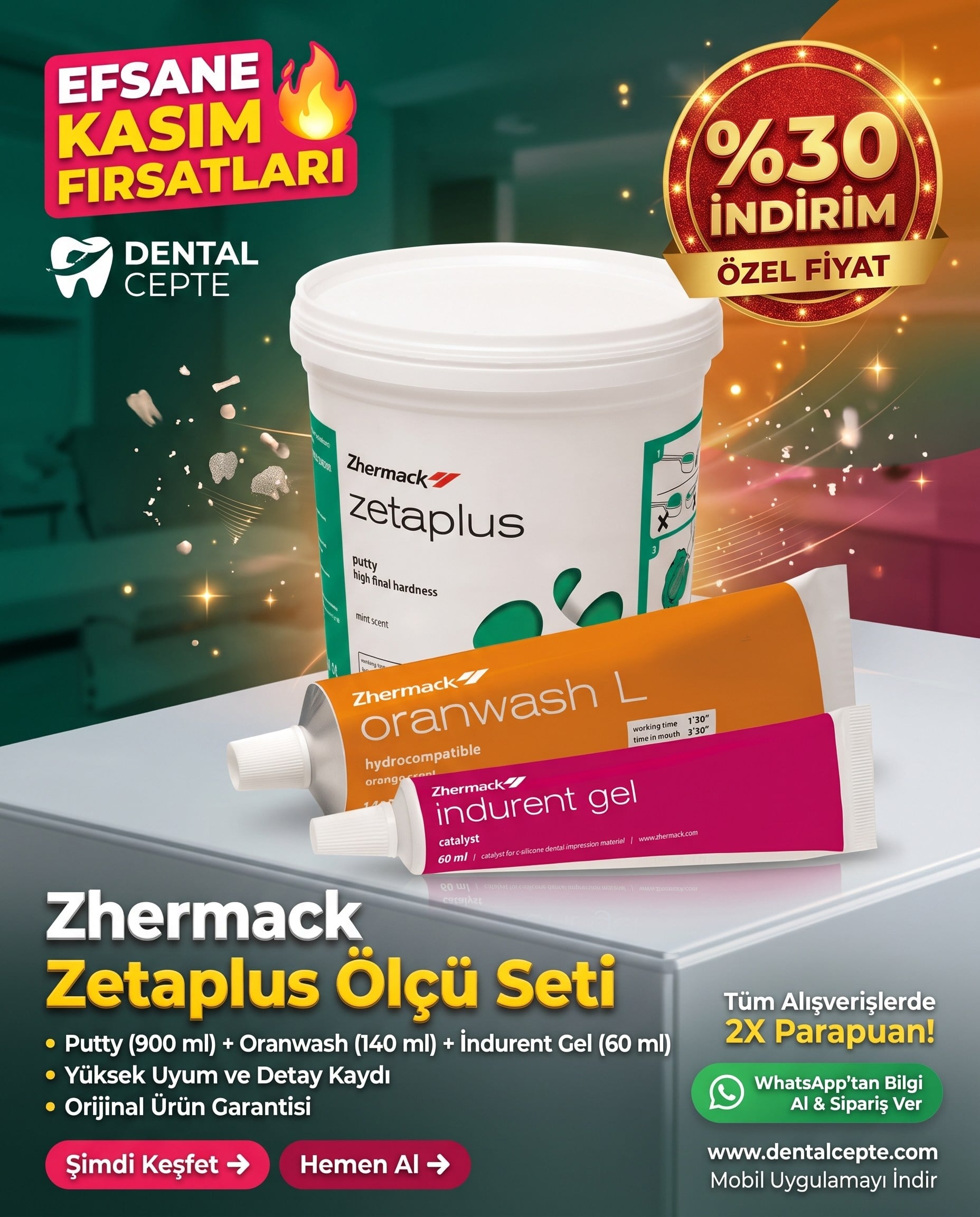 Zhermack Zetaplus C Tipi Silikon Ölçü TakımıZHERMACKZHERMACK, Zhermack Zetaplus C Tipi Silikon Ölçü Takımı, DENTAL CEPTE  - TÜRKİYE'NİN EN İYİ DİŞ DEPOSU, Türkiye'nin en çok sevilen Diş deposu, Barış Dental Güvencesi ile ..., 