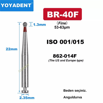 Anguldurva Elmas Frezi Rond -Kırmızı Kuşak
