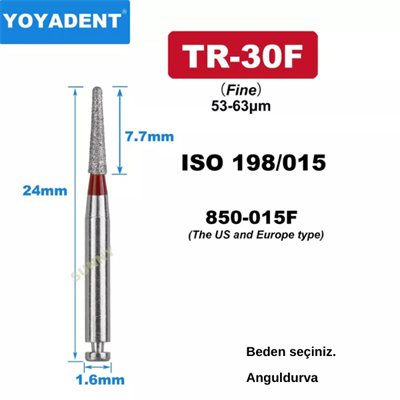 Anguldurva Elmas Frezi Sholder -Kırmızı Kuşak