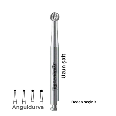 Anguldurva Uzun Boy Rond Tungusten Karpid Frez 1 Adet