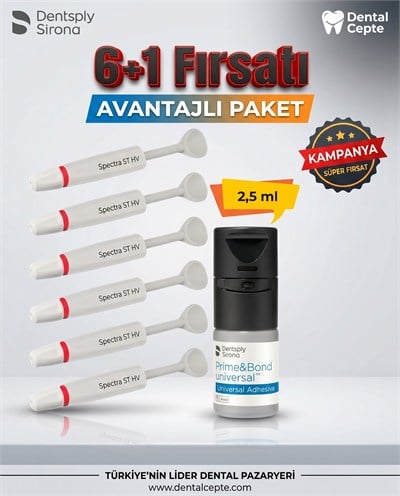 Dentsply Neo Spectra ST HV 6+1 Avantajlı Paket (+ Prime&Bond Universal 2.5 ml)DENTSPLY SİRONADentsply Neo Spectra ST HV 6+1 Avantajlı Paket (+ Prime&Bond Universal 2.5 ml) | Dental Cepte