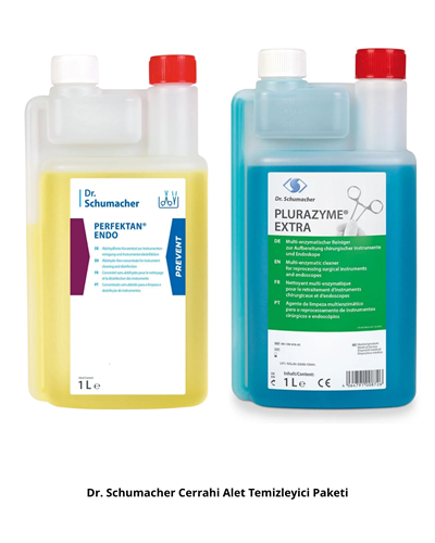Dr. Schumacher Klinik Alet Hijyen Seti - Plurazyme Plus 1 L + Perfektan Endo 1 L Avantajlı PaketDr. SuchacherPlurazyme Extra ve Perfektan Endo Avantajlı Alet Hijyen Seti - DENTAL CEPTE