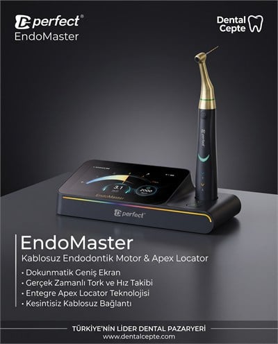 E-Perfect EndoMaster Kablosuz Endomotor & Entegre Apex LocatorD-PERFECT ENDOE-Perfect EndoMaster Kablosuz Endomotor & Entegre Apex Locator | Dental Cepte