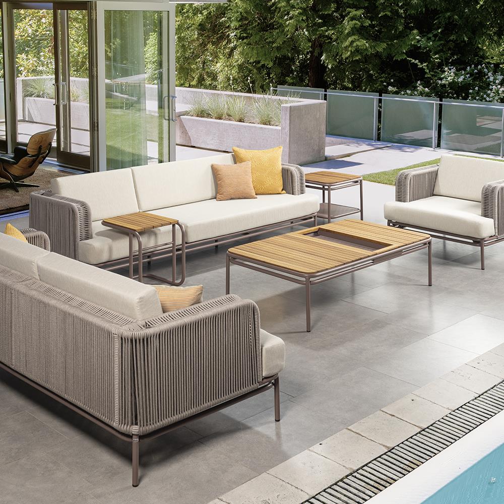 River 3+2+1+S Bahçe Oturma Takımı