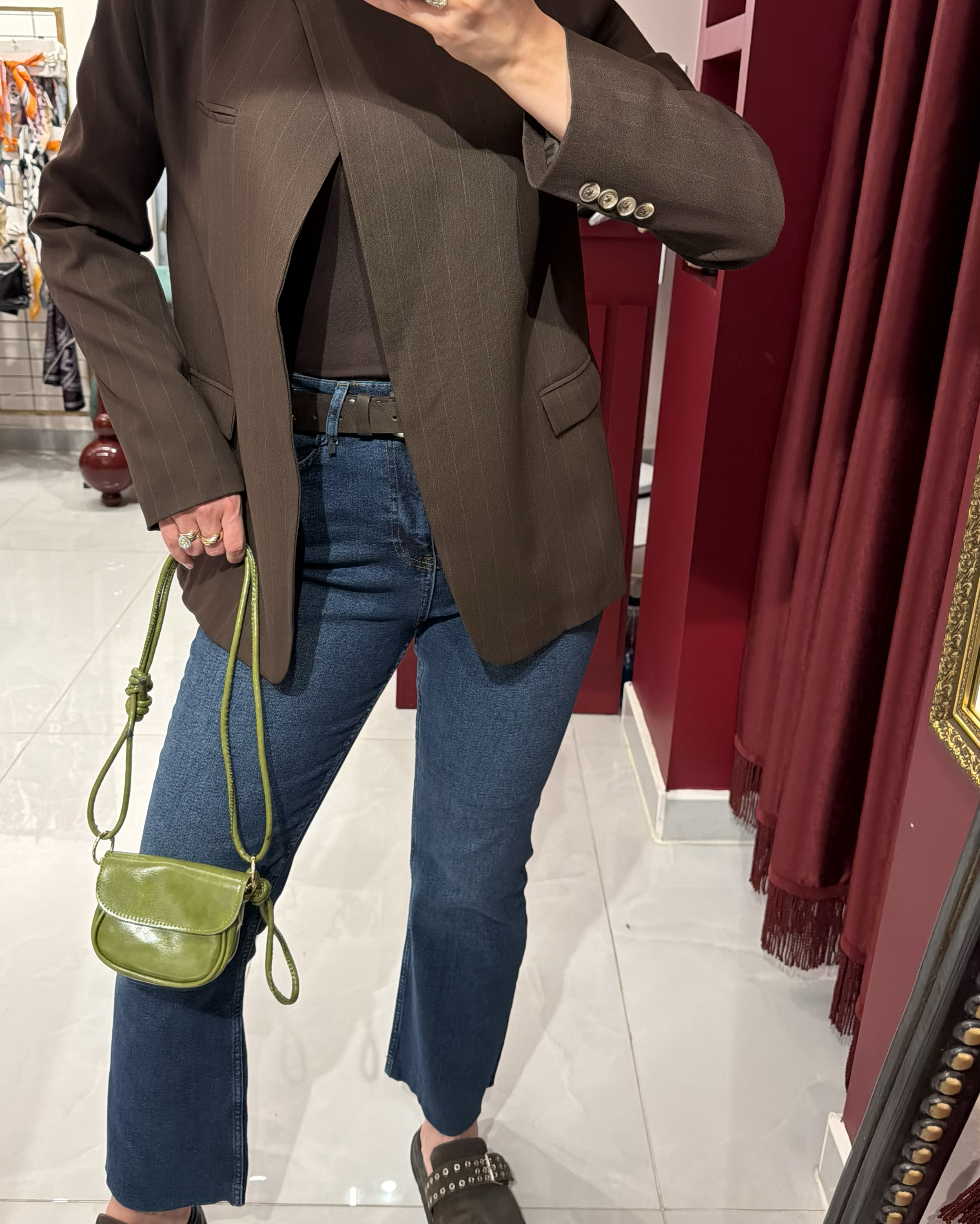 YÜKSEK BEL FLARE JEAN