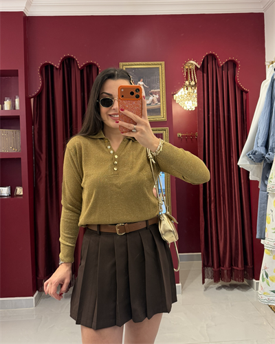 İnce Simli Triko Gold