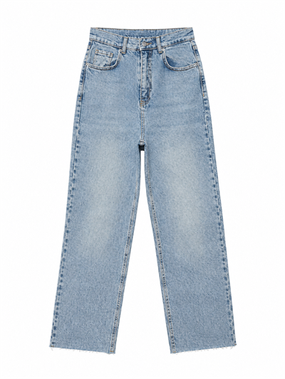 Yüksek bel boyfıt jean