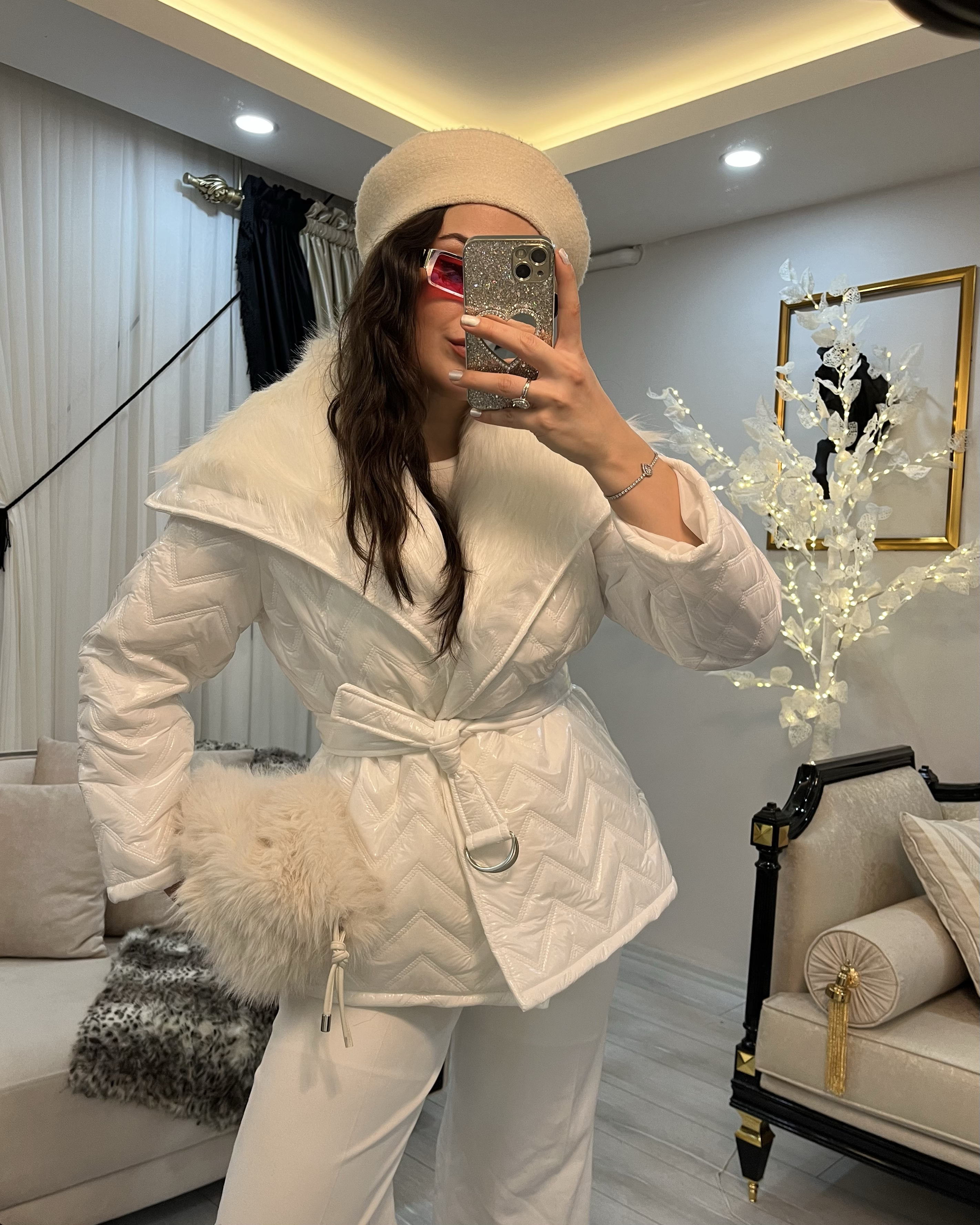 KÜRK DETAYLI ŞİŞME MONT