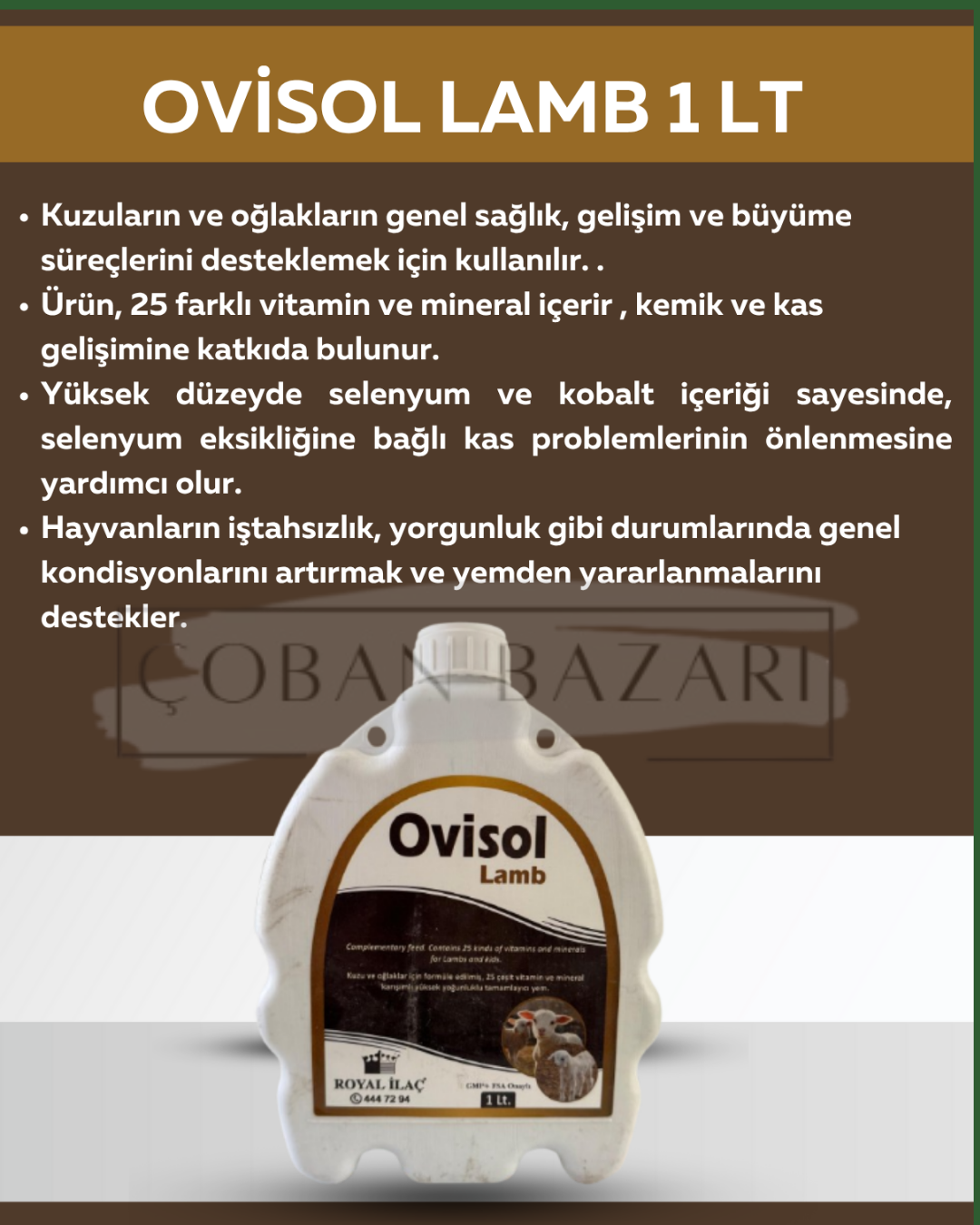 Ovisol Lamb(kuzu&oğlak) 5LT