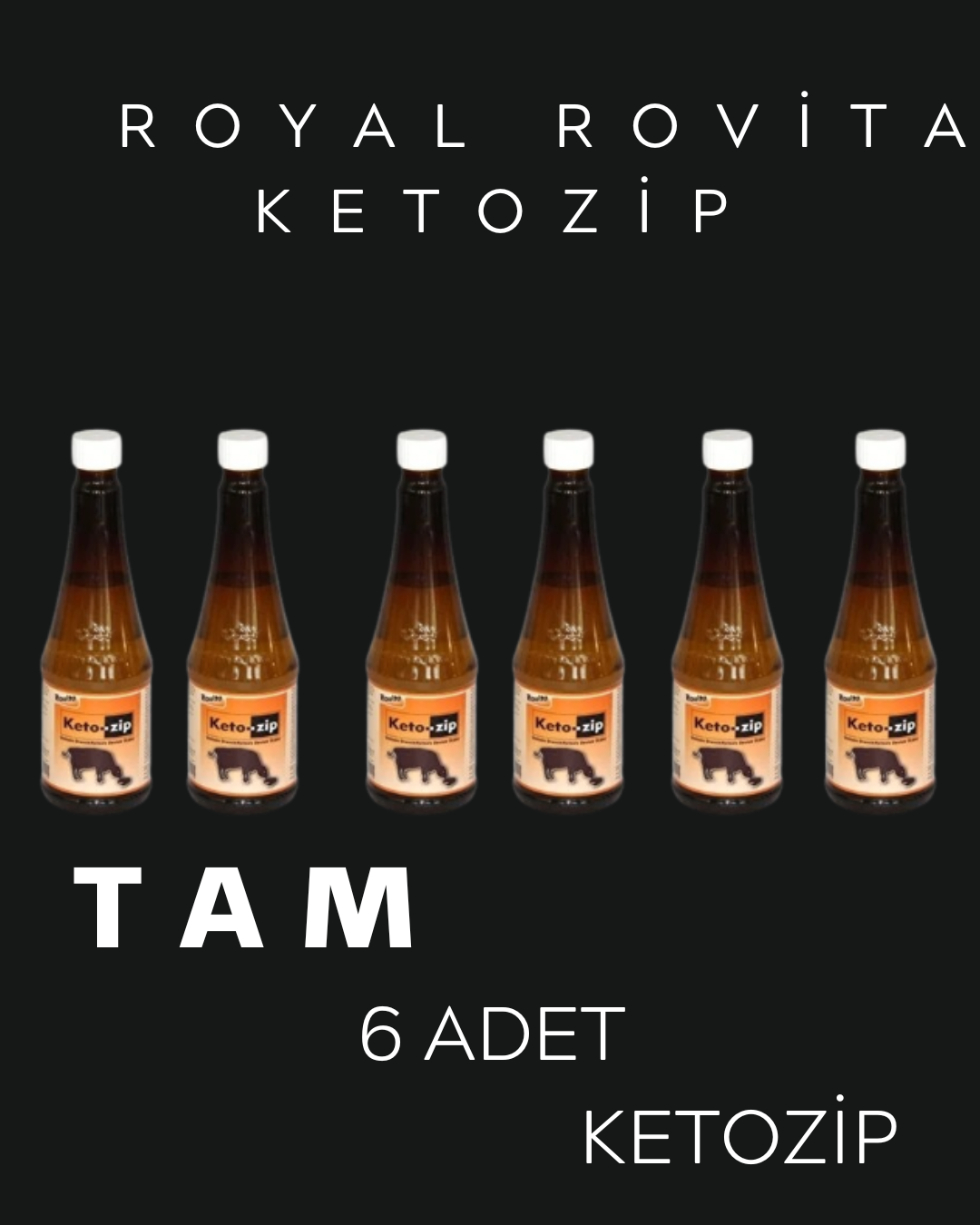  6 Adet Royal Rovita Kezotip (Bir Ürün500 Ml )    