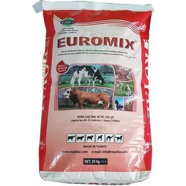 Royal İlaç Euromix 25 Kg Torba Tüm Hayvanlar Için Yem Katkısı