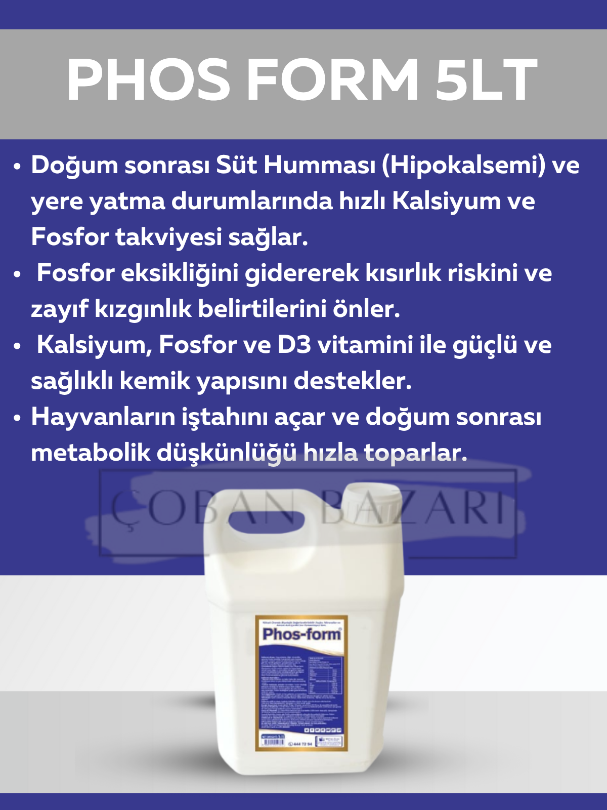 ROYAL İLAÇ PHOS FORM 5 LİTRE 