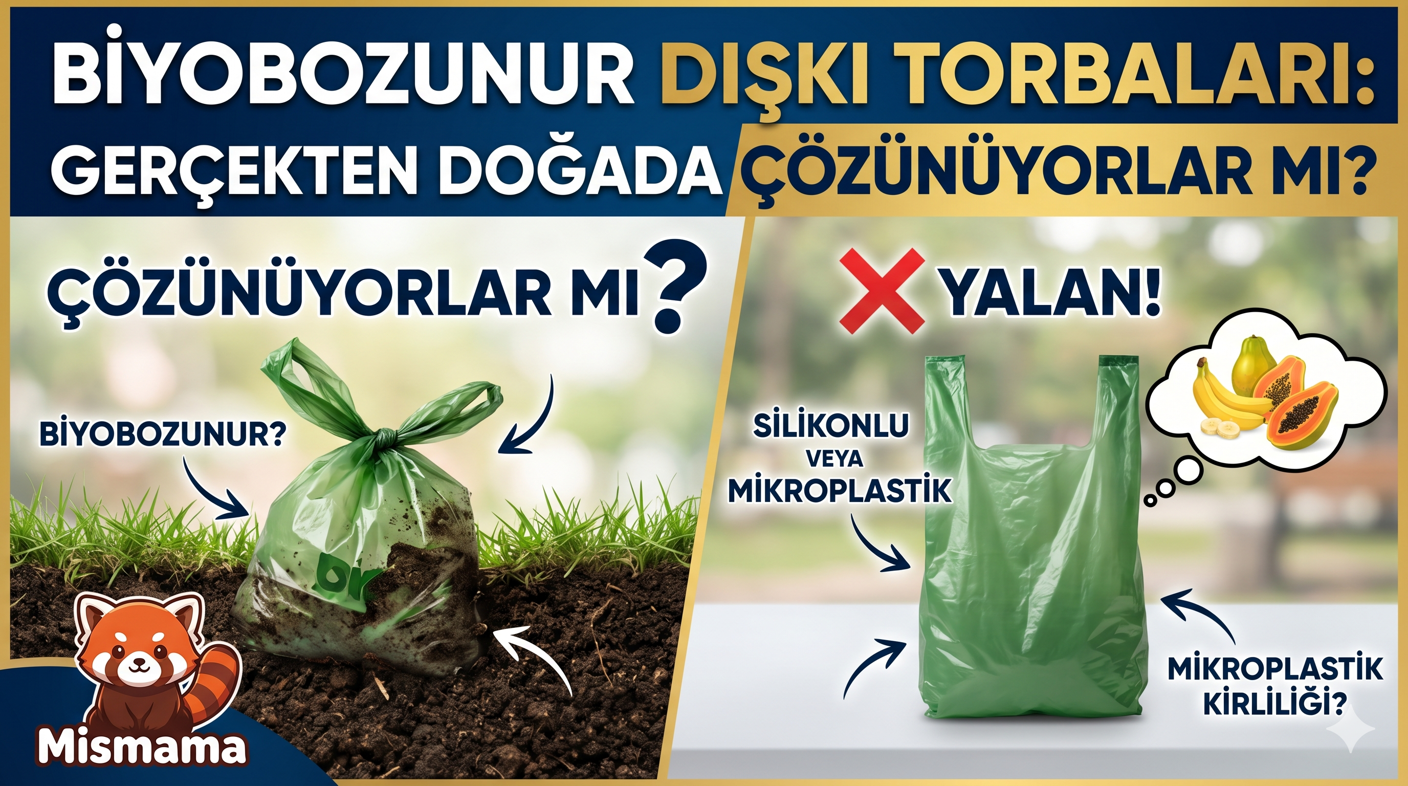 Biyobozunur Dışkı Torbası Gerçeği | Mismama.com